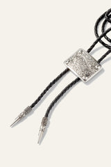 Silver Bolo Tie Ortan Gray