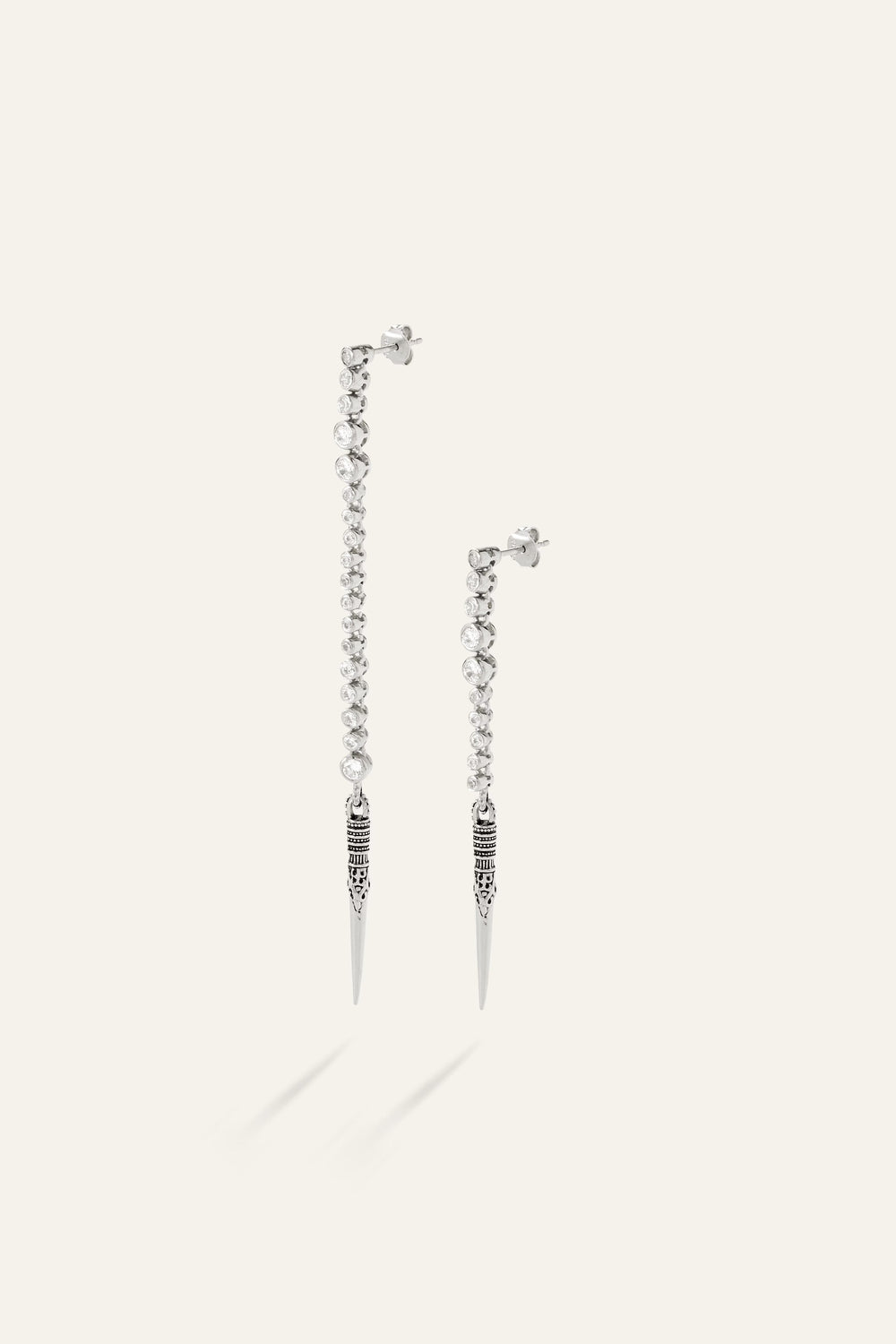 Silver Earrings Tayanne Gray