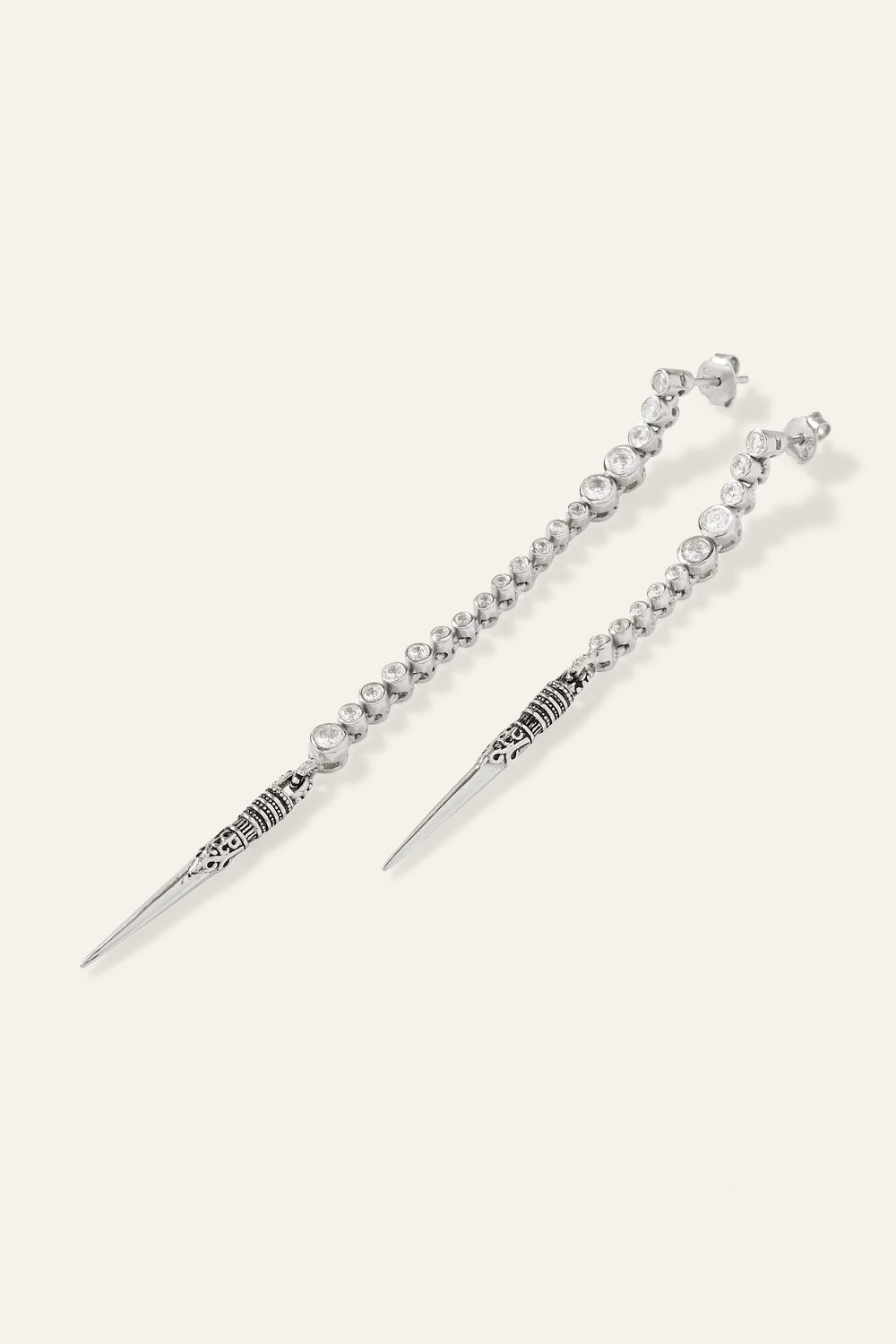 Silver Earrings Tayanne Gray