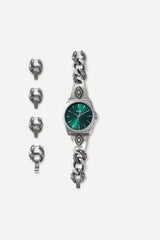 Elegant Watch Reset Green
