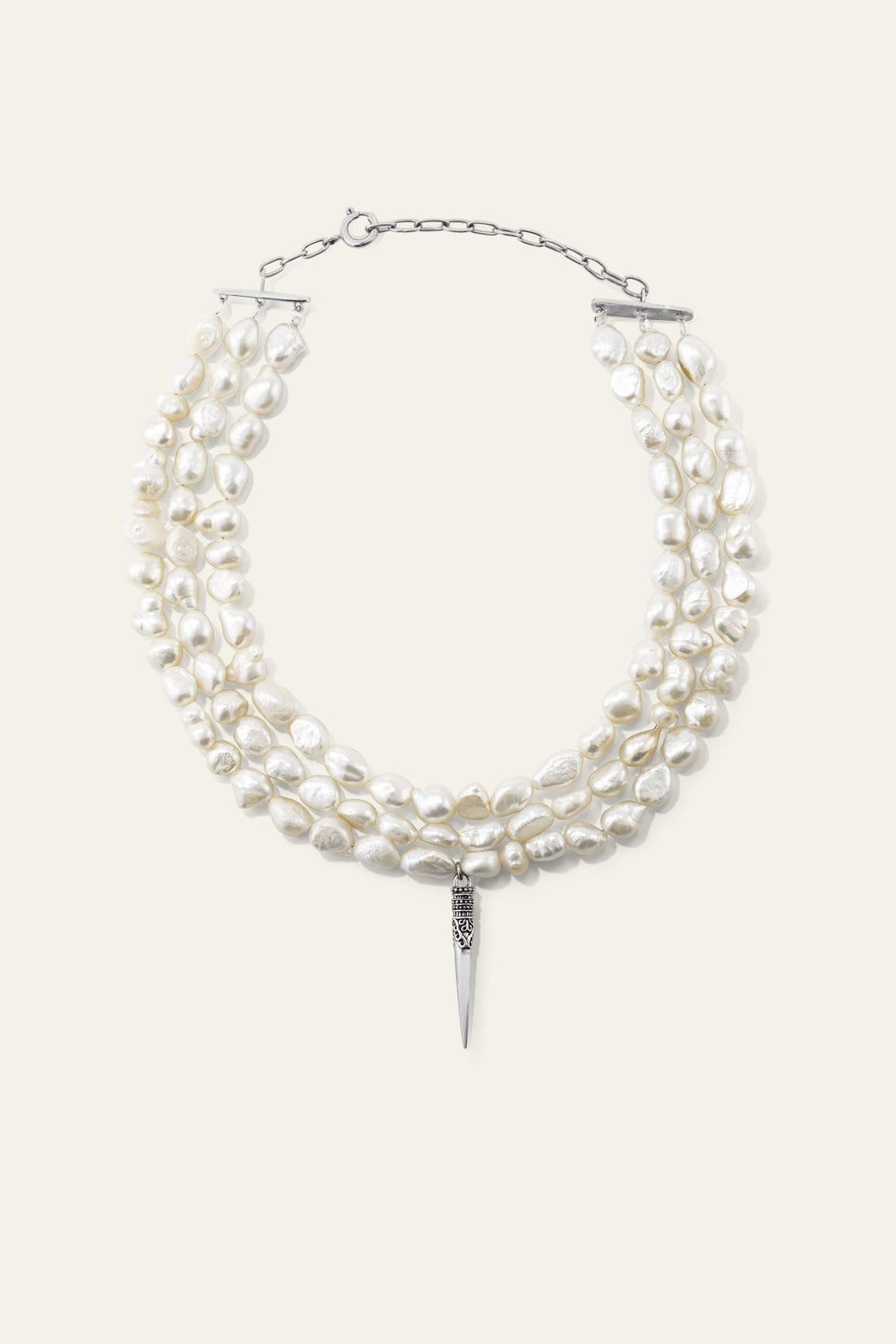 Pearlnecklace Blanca Gray