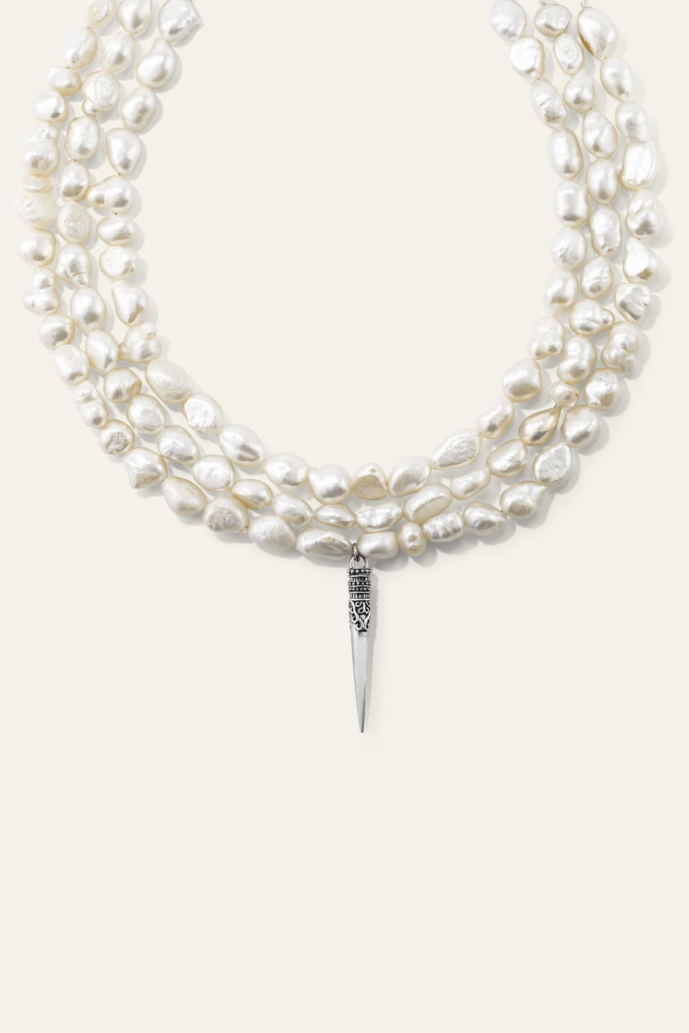 Pearlnecklace Blanca Gray
