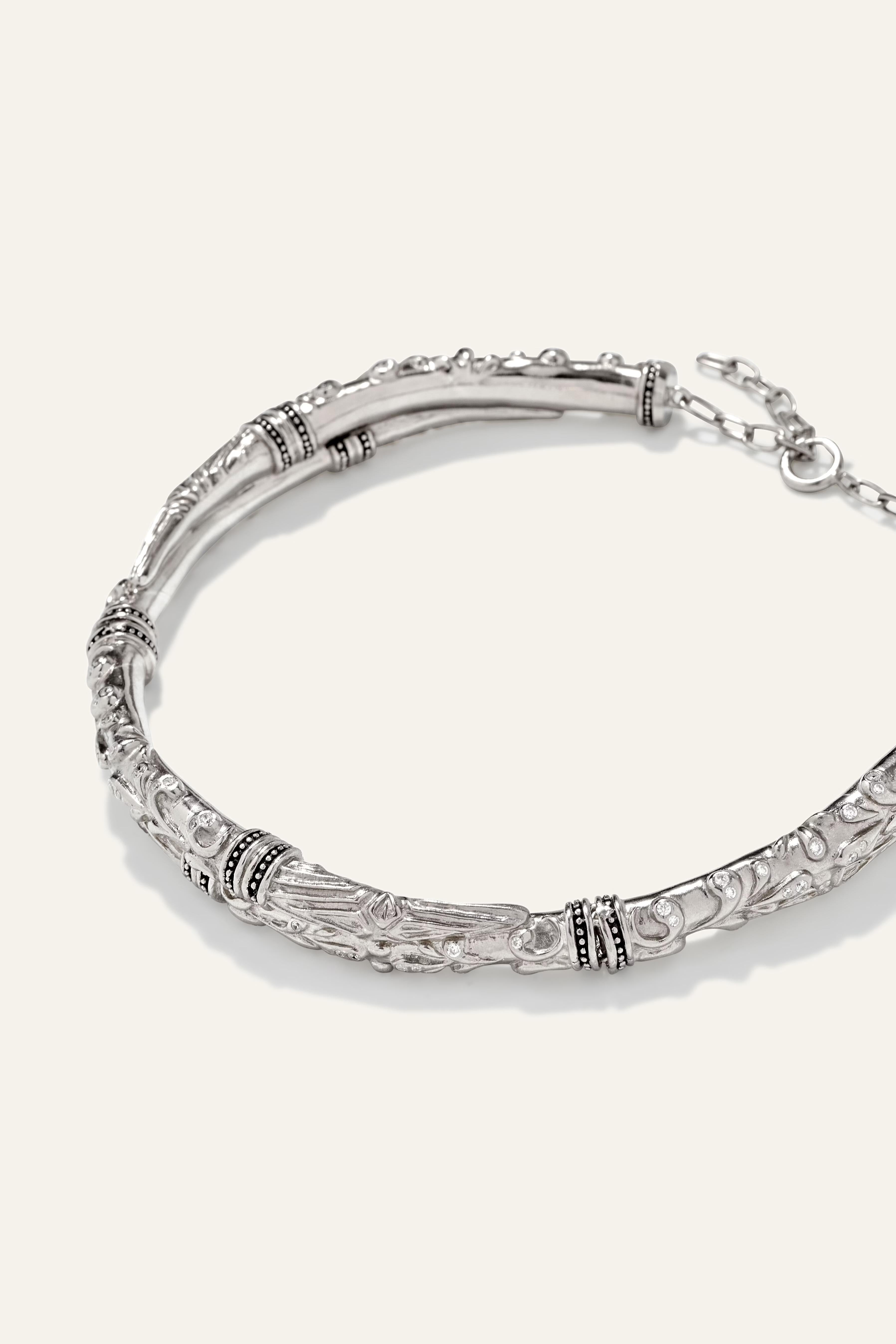 Silver Necklace Jaya Gray