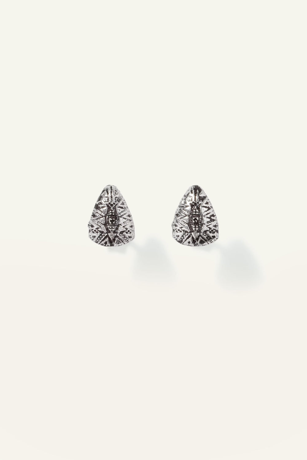 Silver Earrings Santana Gray