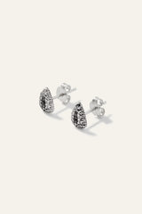 Silver Earrings Santana Gray