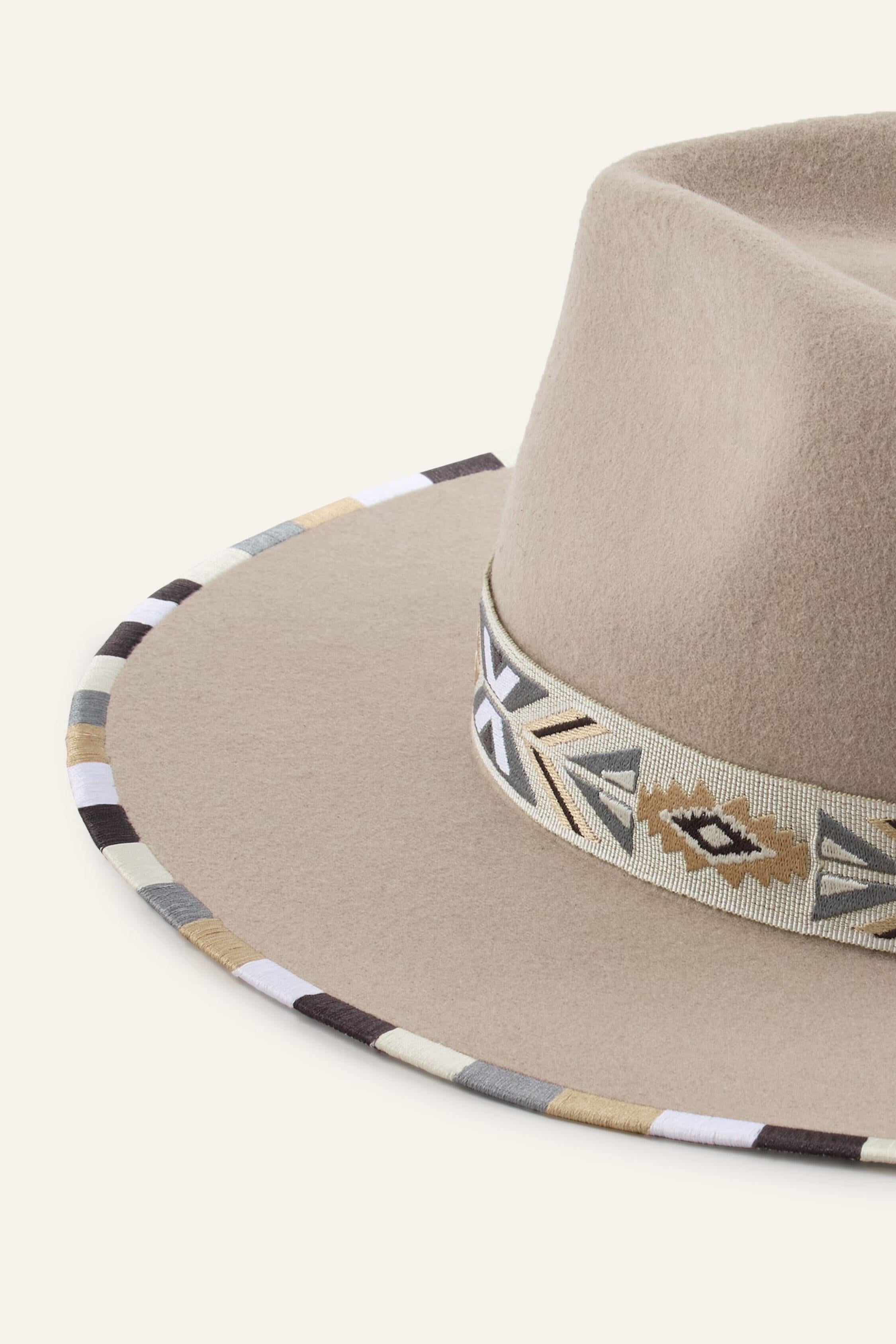 Wool Felt Hat Hamy Beige
