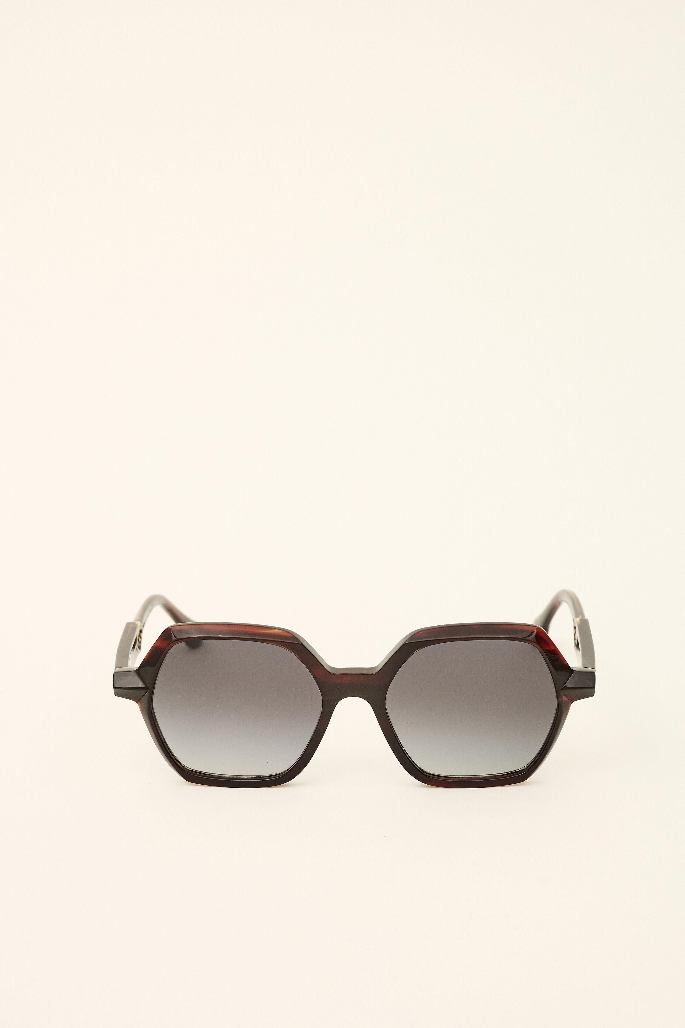 Hexagonal Sunglasses Lizbet Red