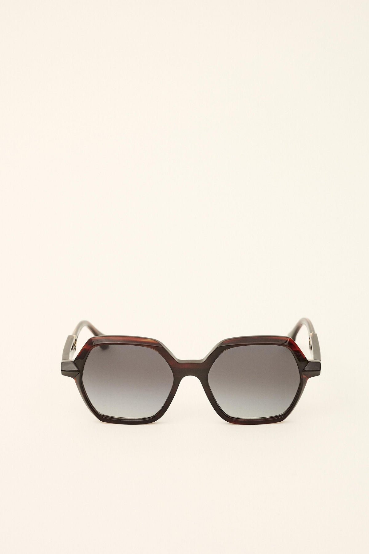 Hexagonal Sunglasses Lizbet Red