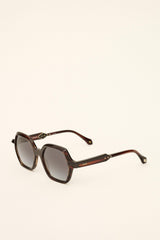 Hexagonal Sunglasses Lizbet Red