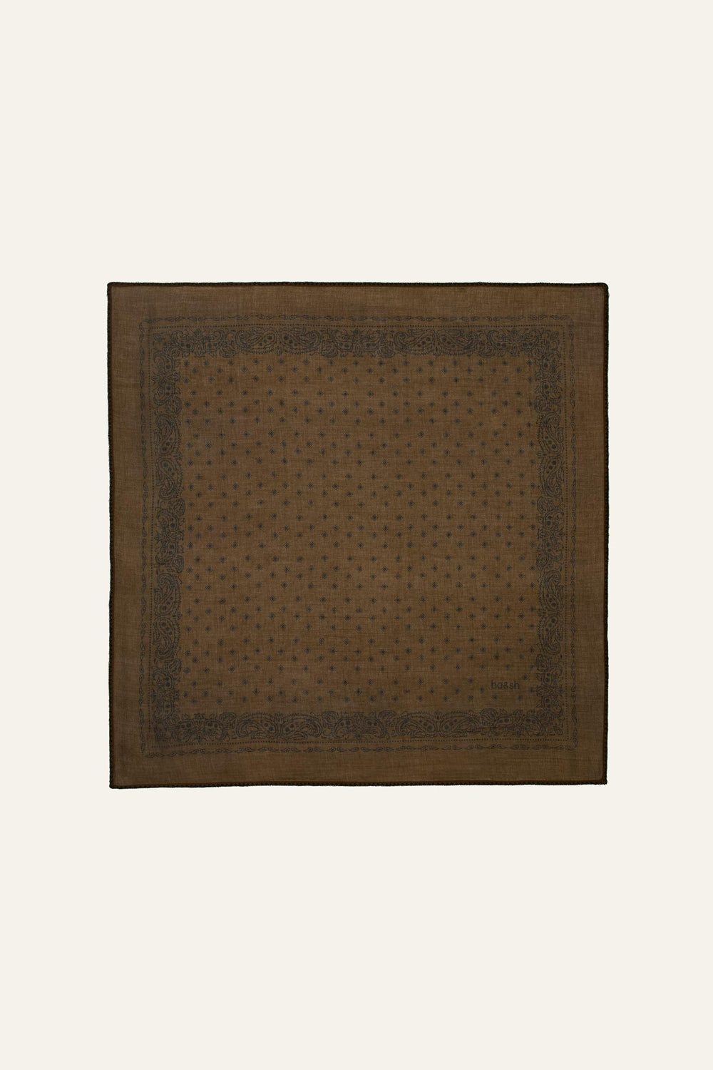 Patterned Bandana Scarf Fary Green