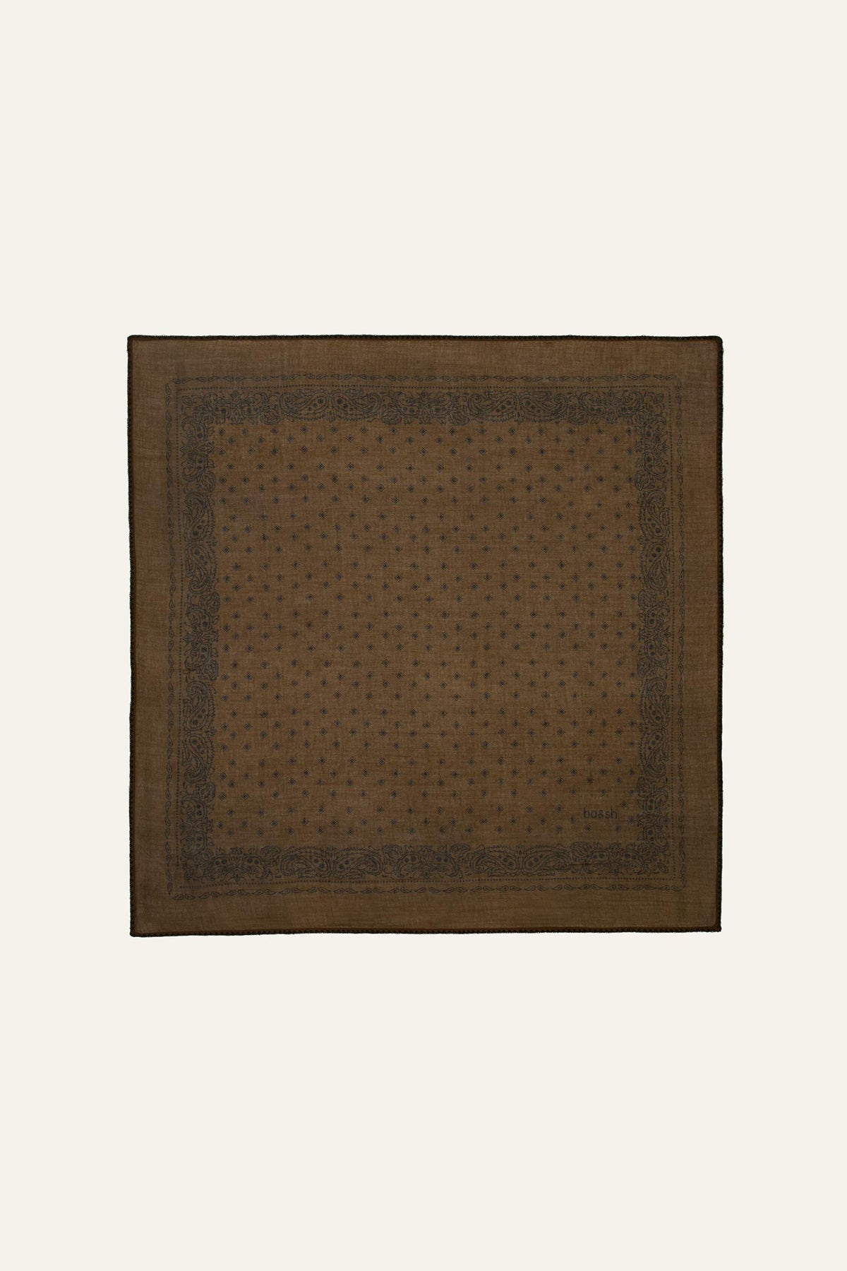 Patterned Bandana Scarf Fary Green