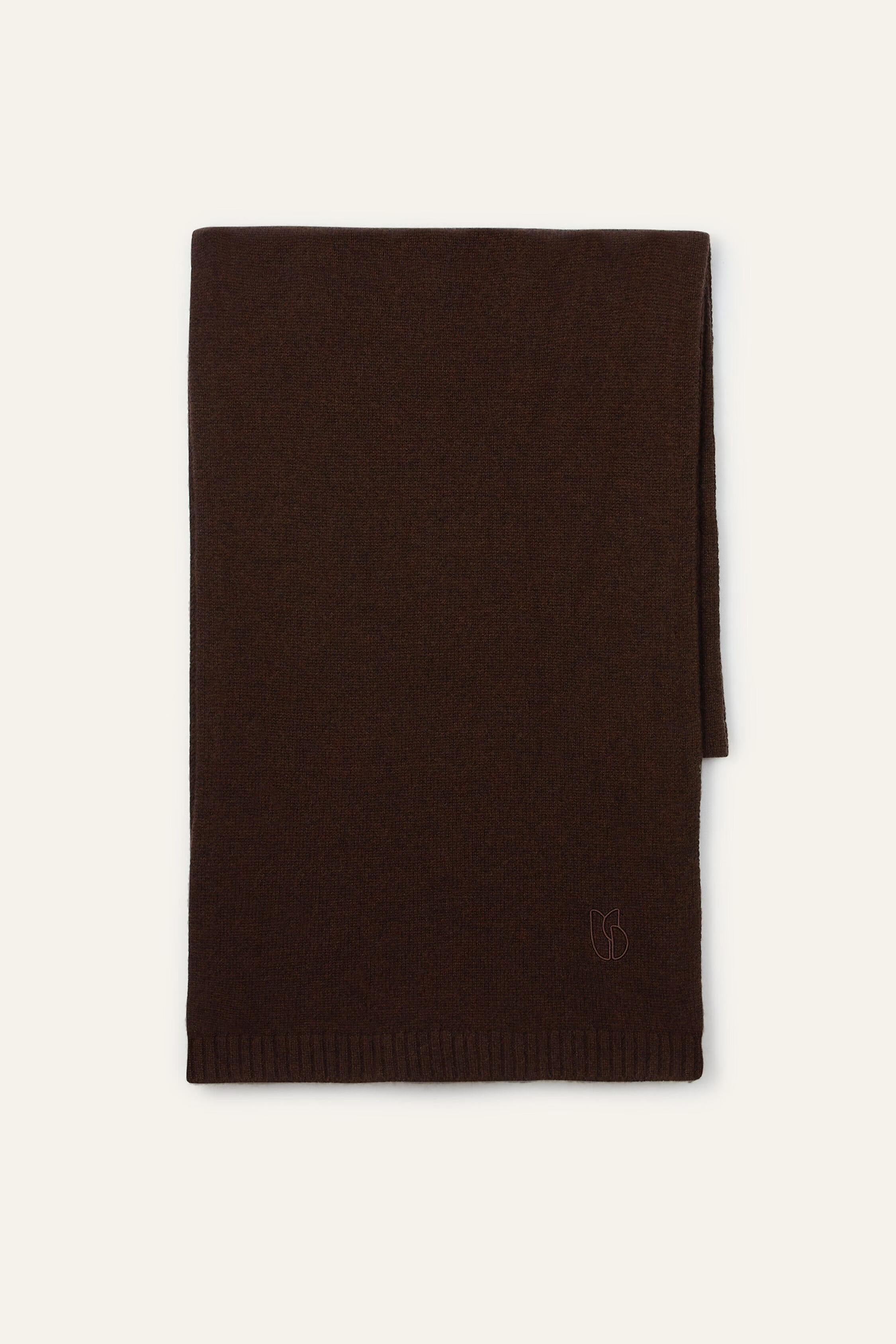 Rectangular Scarf Comie Brown