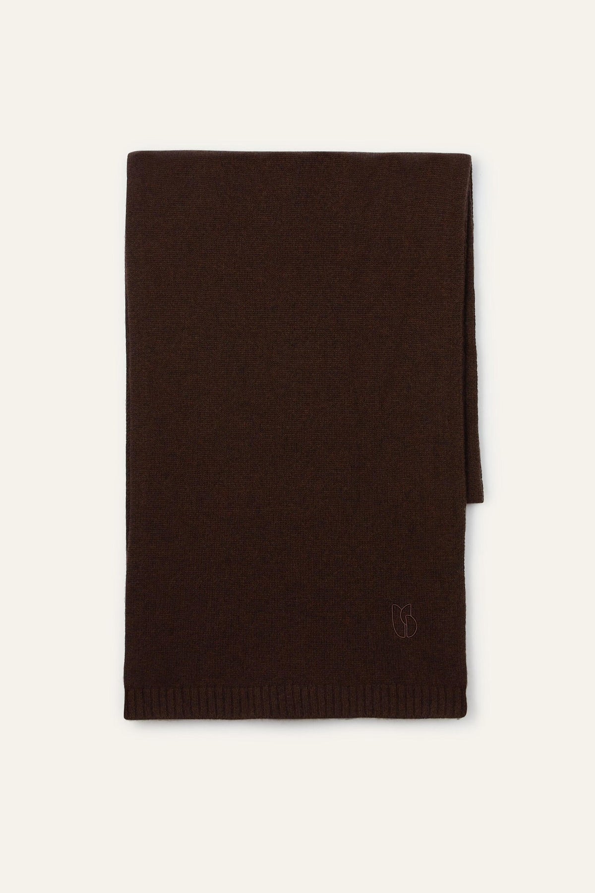 Rectangular Scarf Comie Brown