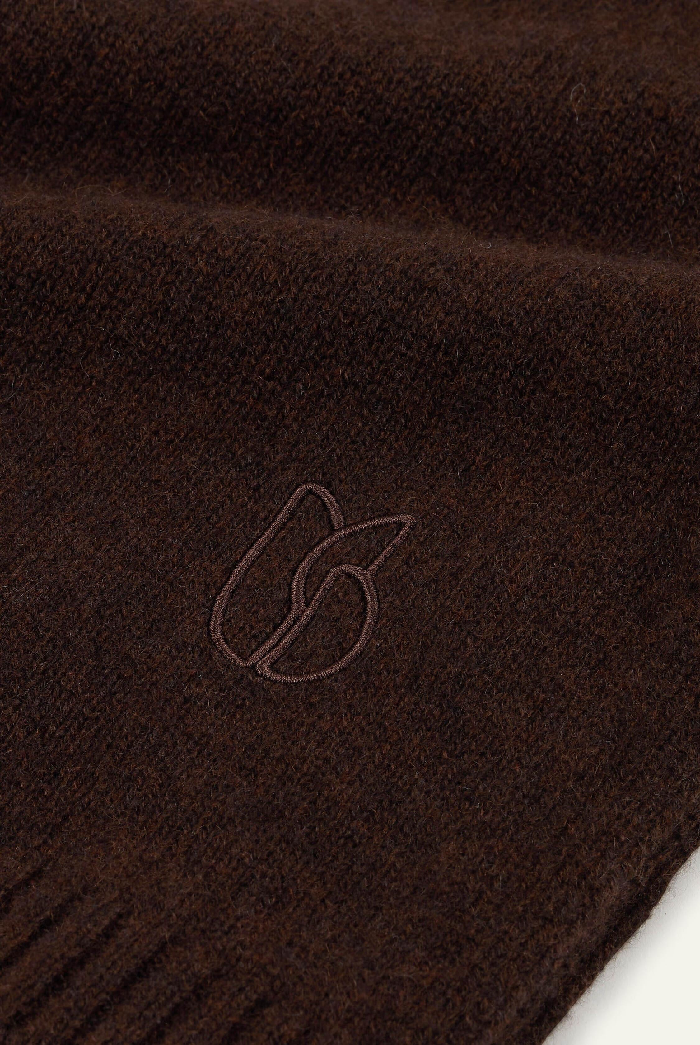 Rectangular Scarf Comie Brown