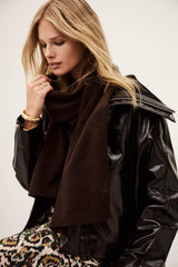Rectangular Scarf Comie Brown