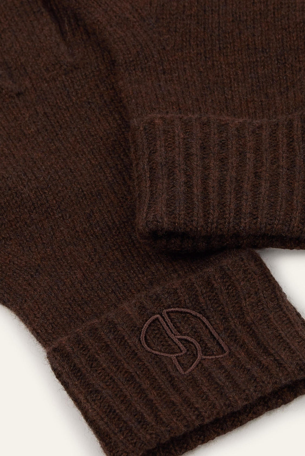 Cashmere Gloves Cimon Brown