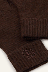 Cashmere Gloves Cimon Brown