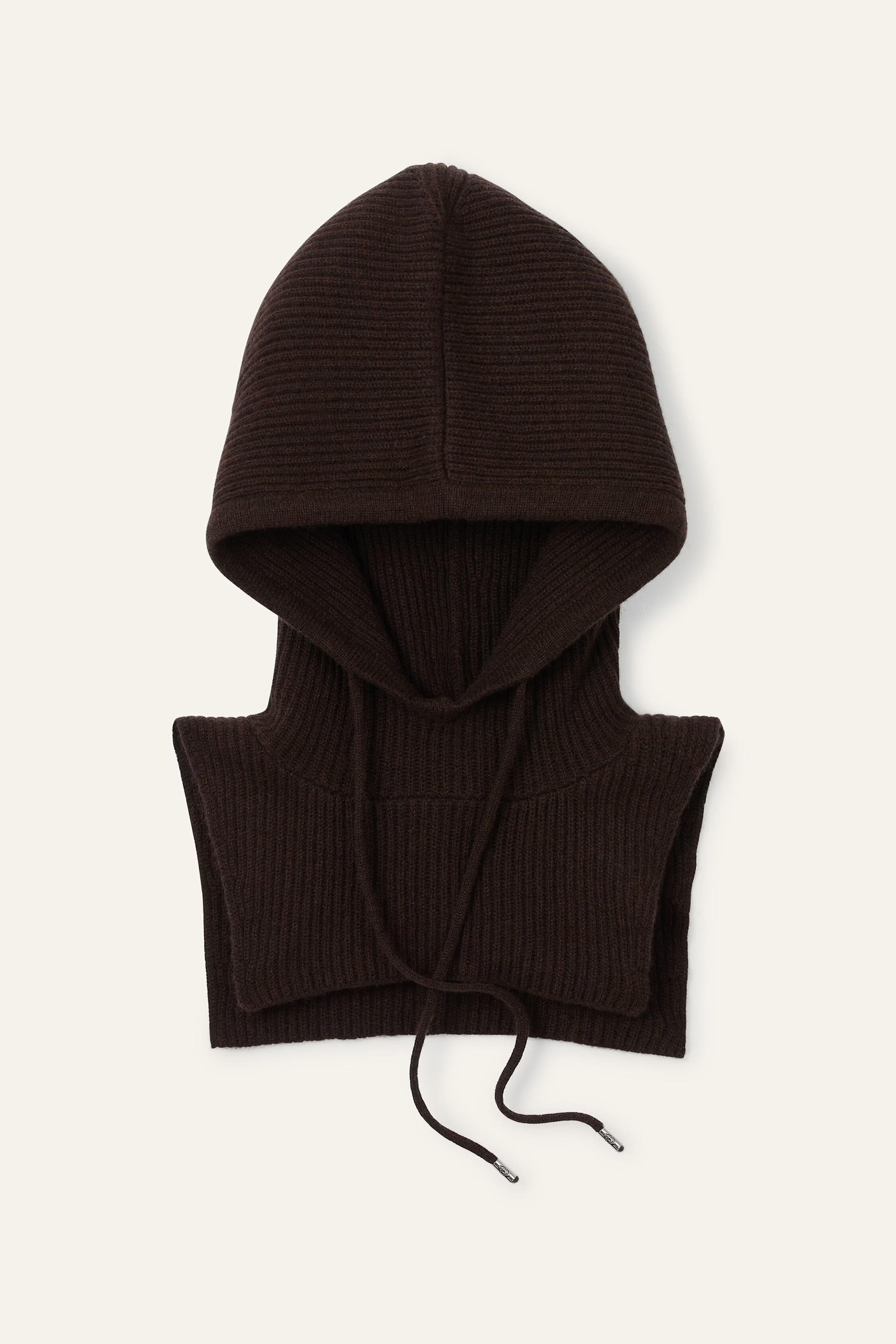 Hooded Neck Warmer Cadetto Brown