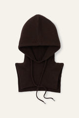 Hooded Neck Warmer Cadetto Brown