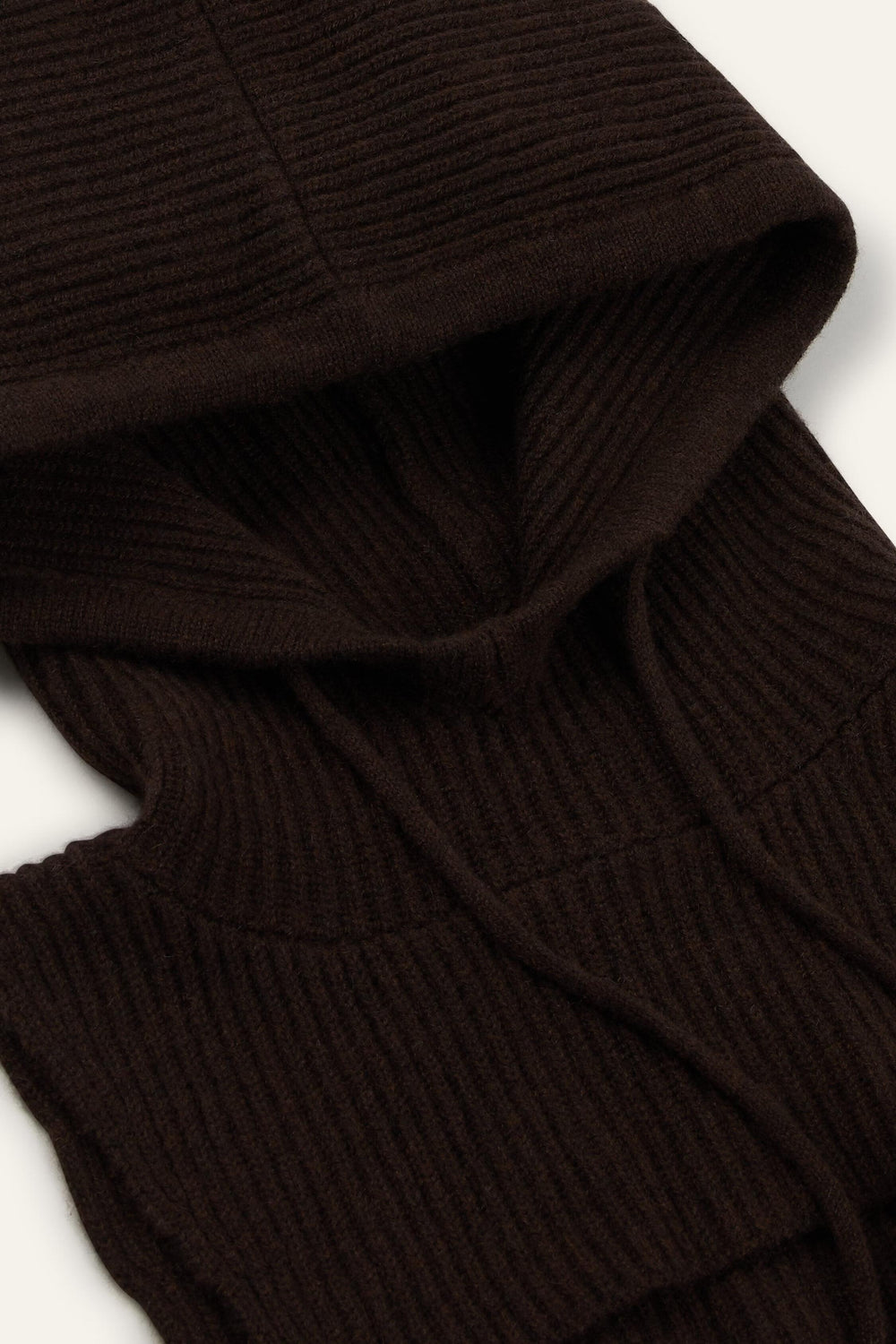 Hooded Neck Warmer Cadetto Brown