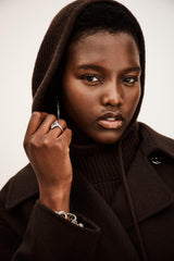 Hooded Neck Warmer Cadetto Brown