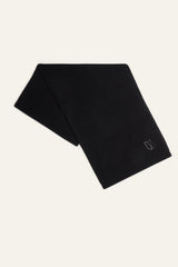 Long Knitted Scarf Comie Black