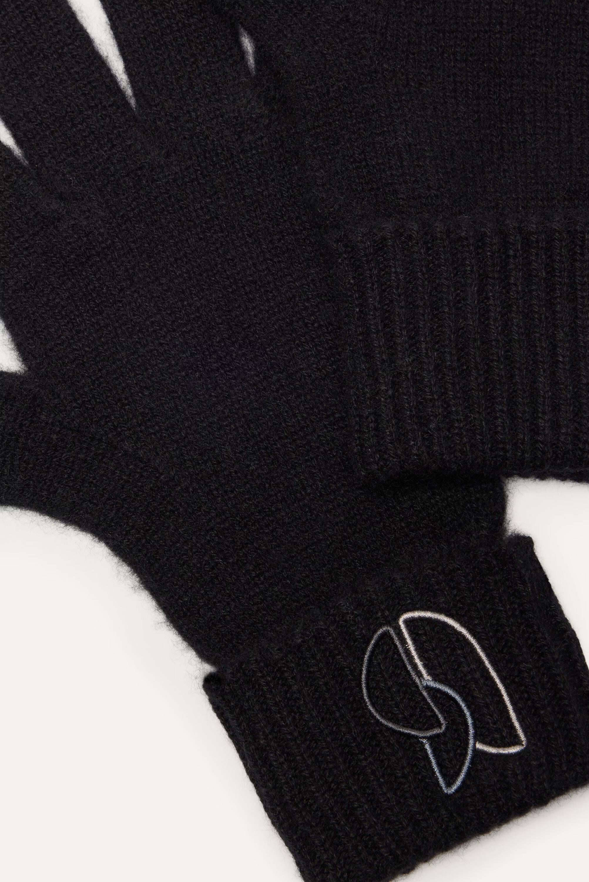 Knitted Gloves Cimon Black