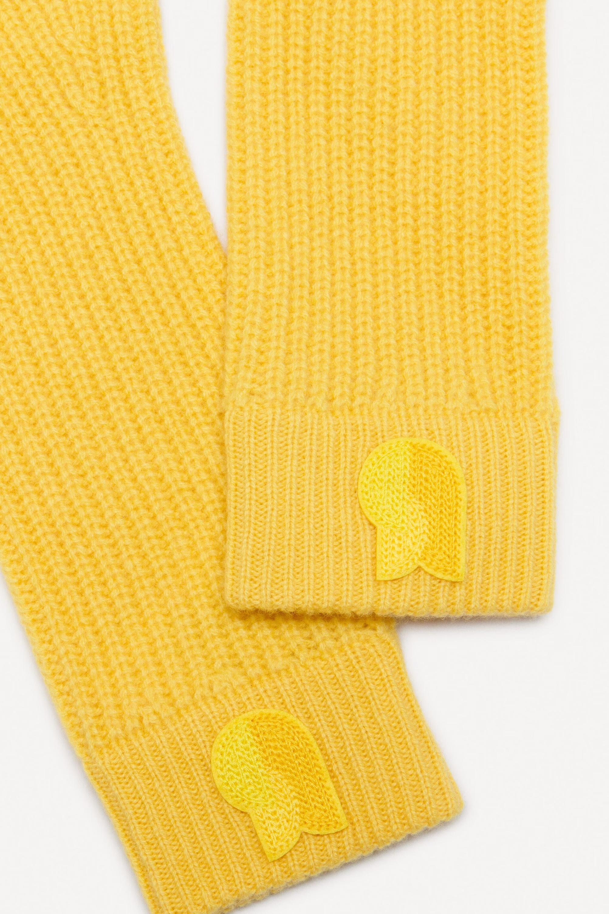 Long Mittens Moon Yellow