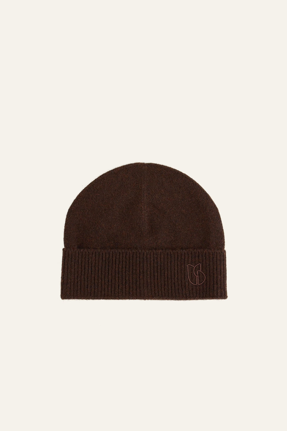 Cashmere Beanie Hat Cobo Brown