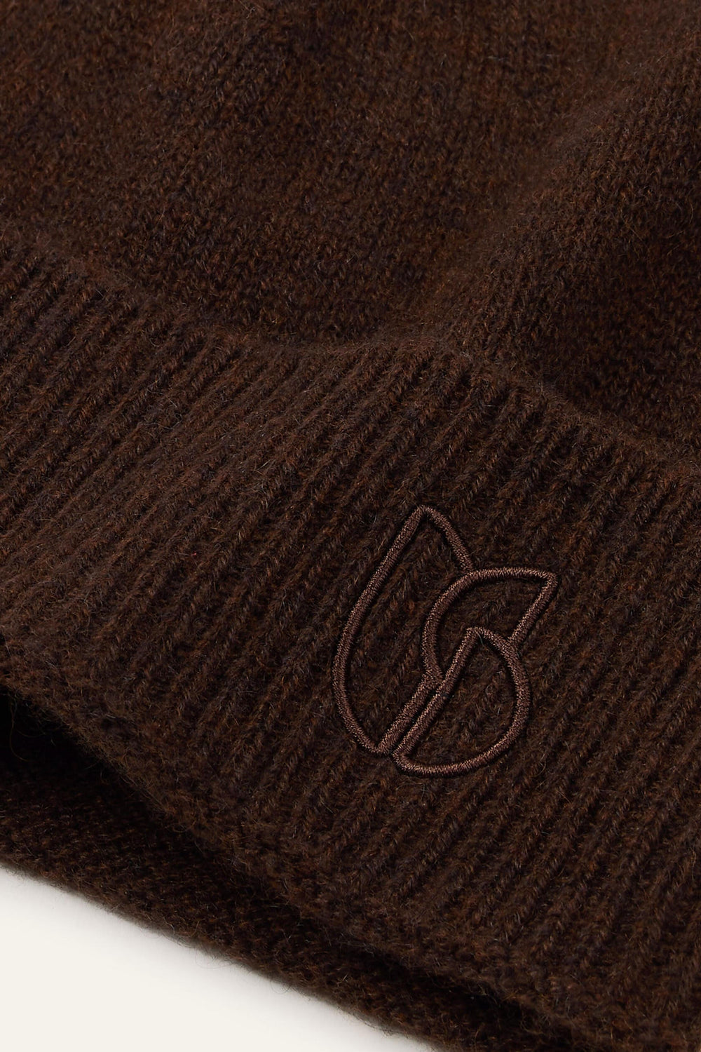Cashmere Beanie Hat Cobo Brown