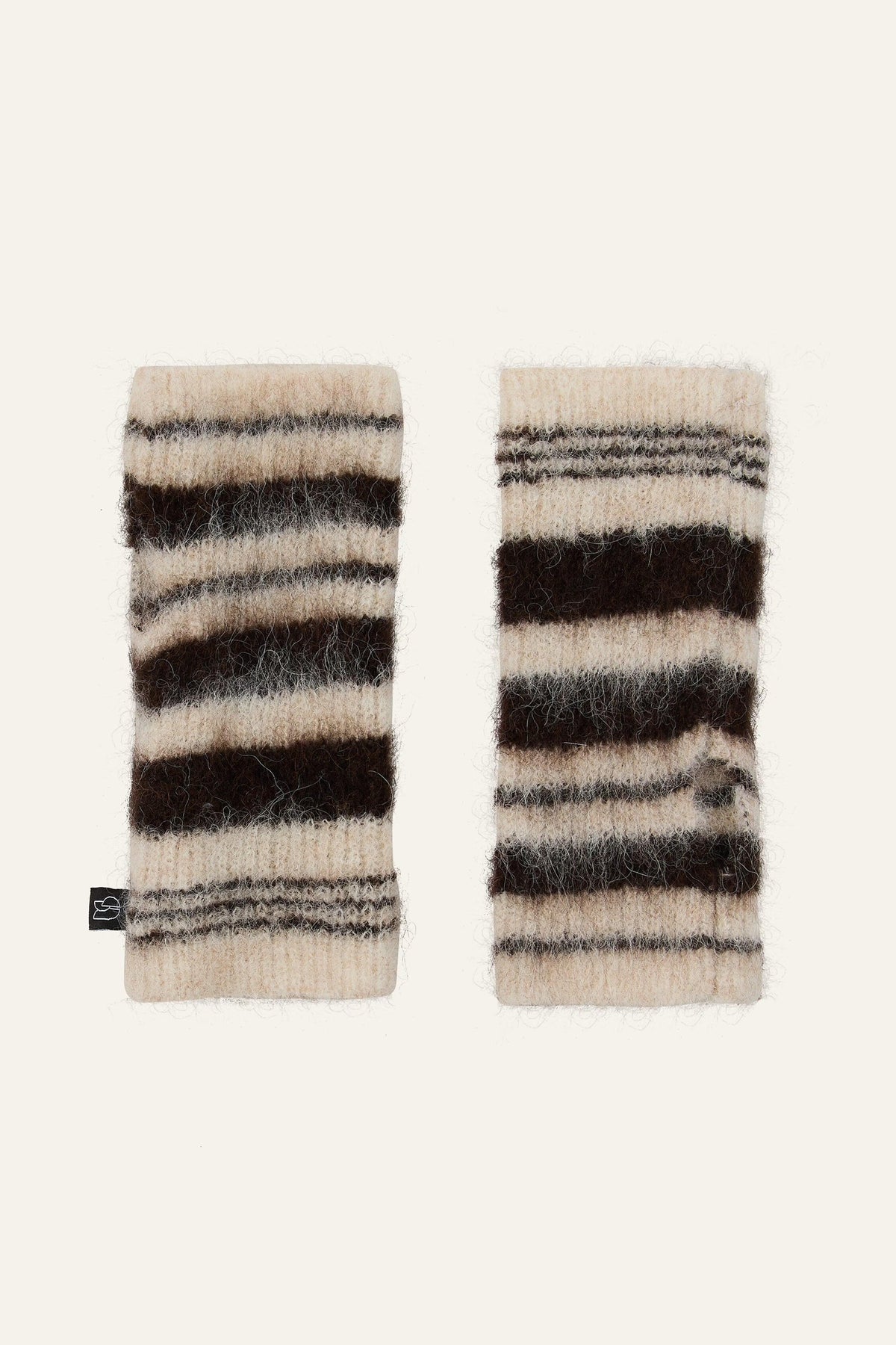 Wool Mittens Shiva Brown